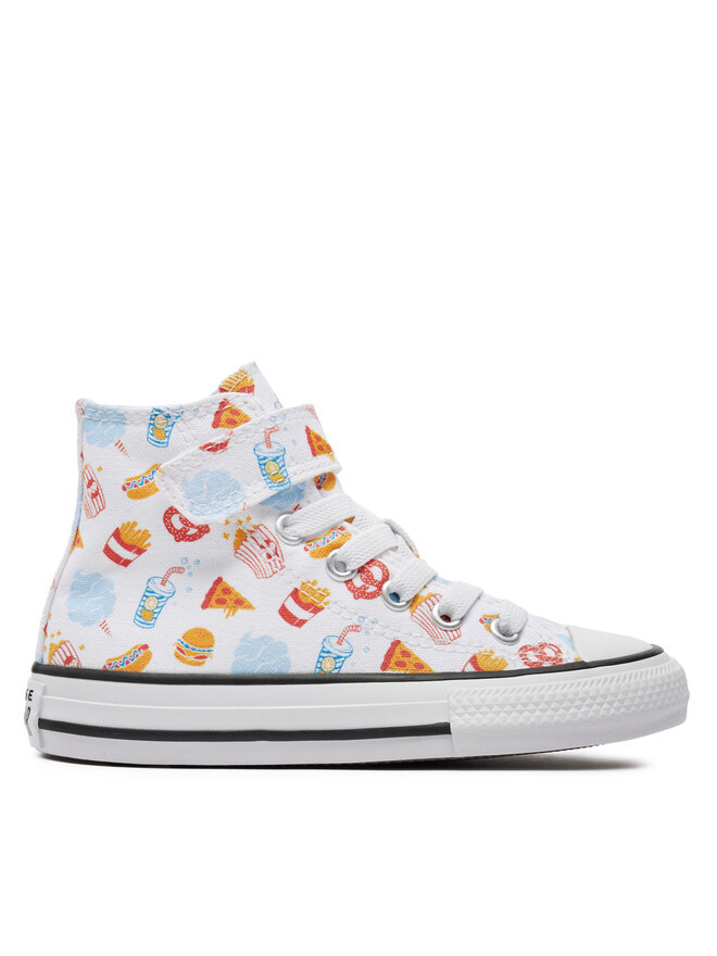 Converse Plátěnky Converse Chuck Taylor All Star Easy On Snacks A07377C Bílá