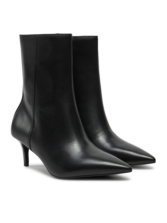 Calvin Klein Jeans Stiefeletten Calvin Klein Jeans 60Mm Stiletto Heel Bootie YW0YW01836 Schwarz