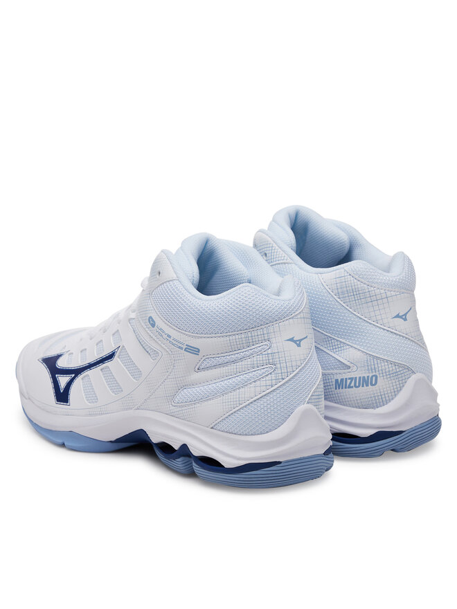 Mizuno Sálovky Mizuno Wave Voltage 2 Mid V1GA2465 Bílá