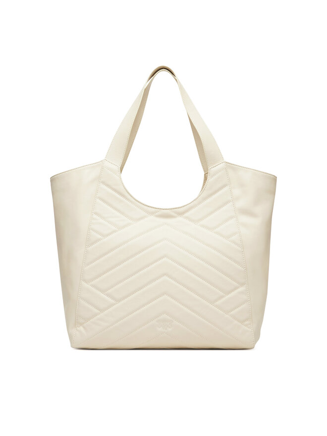 PINKO Kabelka PINKO Tote Bag PE 25 PLTT 104536 A2AO Bílá