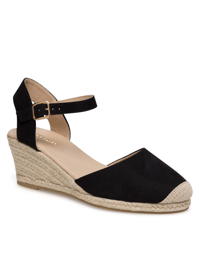 Jenny Fairy Espadryle Jenny Fairy WYL2610-2 Czarny