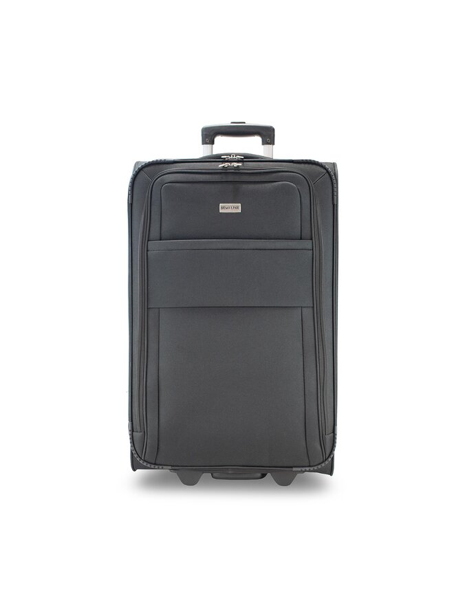 Semi Line Μεγάλη Βαλίτσα Semi Line T5601-4 Μαύρο