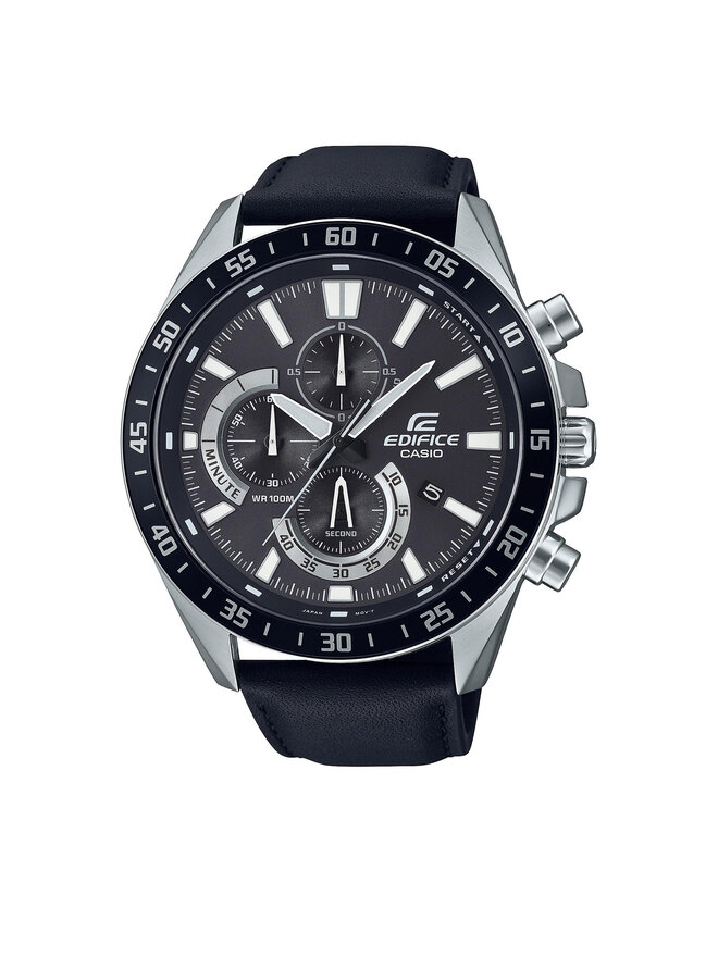 Casio Zegarek Casio Edifice EFV-620L-1AVUEF Czarny