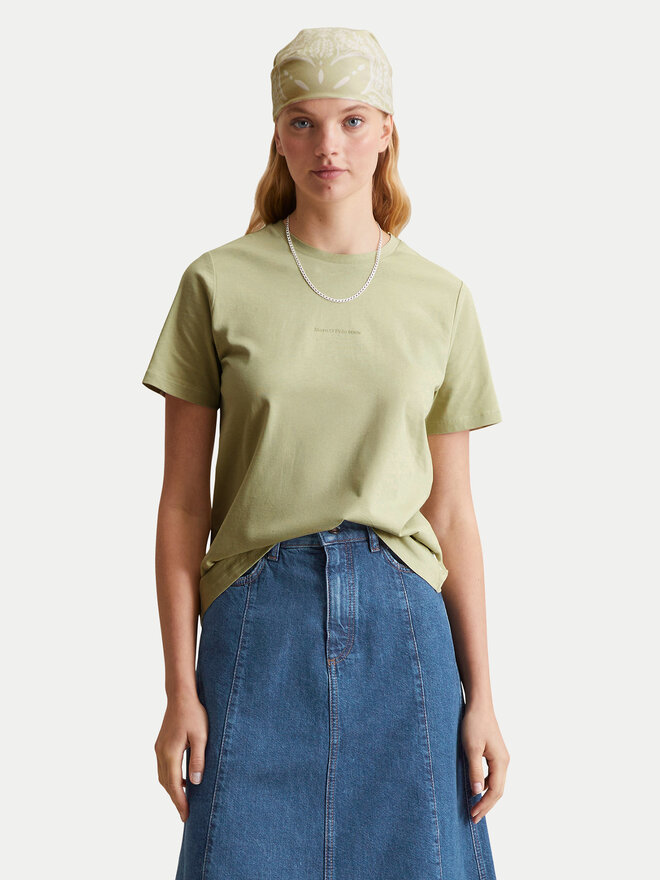 Marc O'Polo Denim Marc O'Polo Denim Camiseta 500 0006 452 Verde Regular Fit