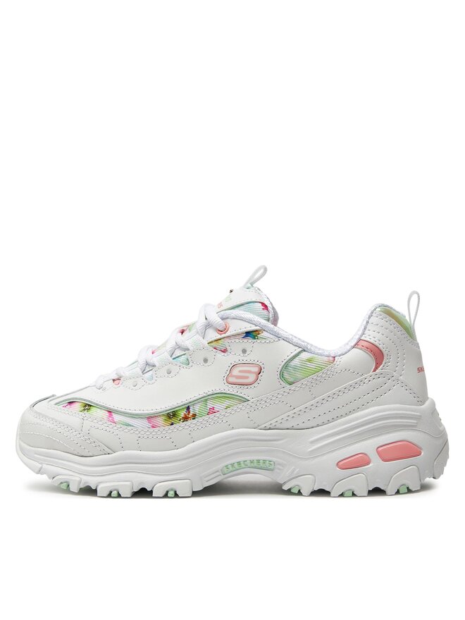 Skechers Сникърси Skechers D'Lites-Blooming Fields 149794/WMLT Бял