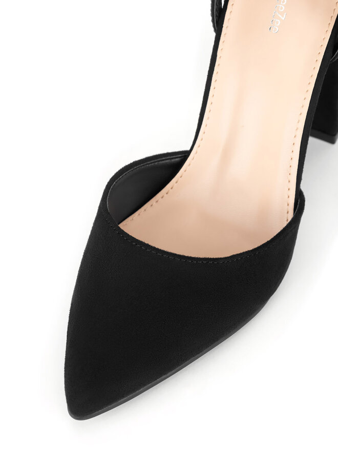 DeeZee Czółenka DeeZee WSS20601-01 Czarny