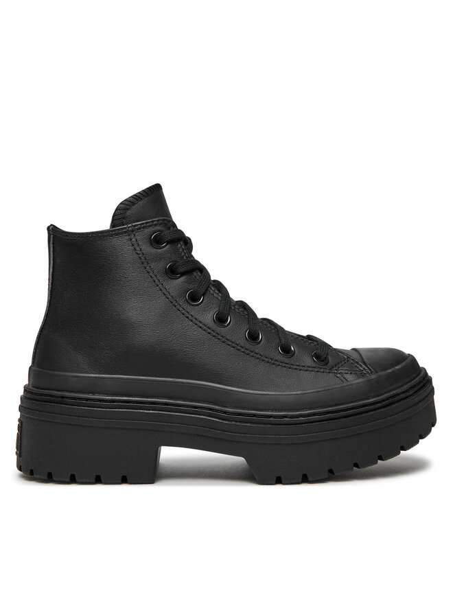 Converse Botines planos Converse Chuck Taylor All Star Lugged Heel Leather Platform A10369C Negro