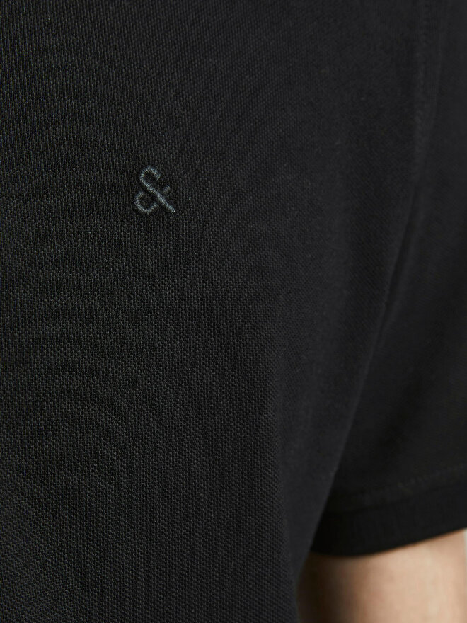 Jack&Jones Jack&Jones Polo Paulos 12136668 Μαύρο Slim Fit