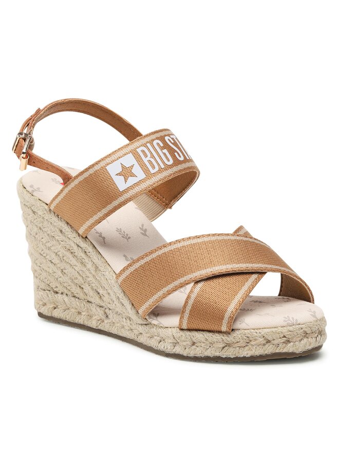 Big Star Shoes Sandały Big Star Shoes LL274883 Beżowy