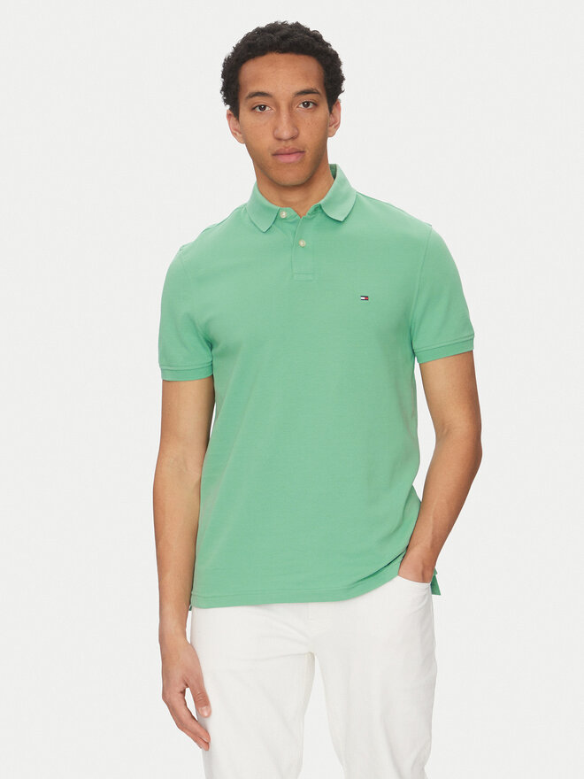 Tommy Hilfiger Tommy Hilfiger Polo 1985 MW0MW17770 Πράσινο Regular Fit