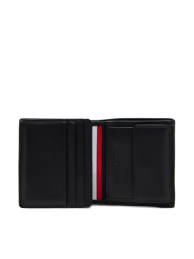 Tommy Hilfiger Portofel Mare pentru Bărbați Tommy Hilfiger Th Corp Trifold AM0AM13247 Negru