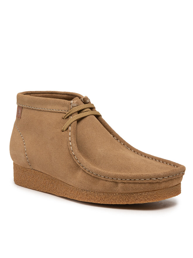 Clarks Schnürschuhe Clarks Shacre Boot 26159438 Beige