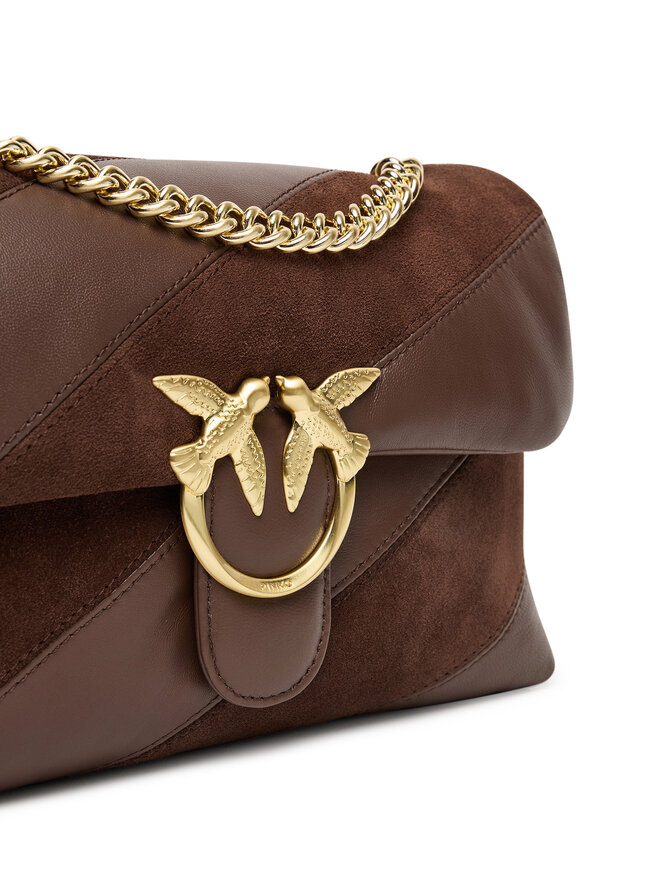 PINKO Handtasche PINKO Love Puff Classic Cl Al 25-26 PLTT 100038 A2JY Braun