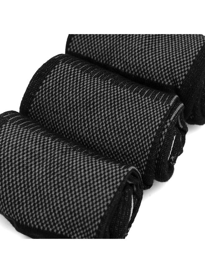 Reebok Set di 3 paia di calzini corti unisex Reebok R0356-SS24 (3-pack) Nero