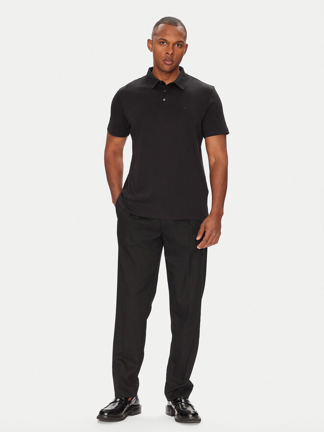 Calvin Klein Calvin Klein Polo Supima LV04LB276G Μαύρο Regular Fit