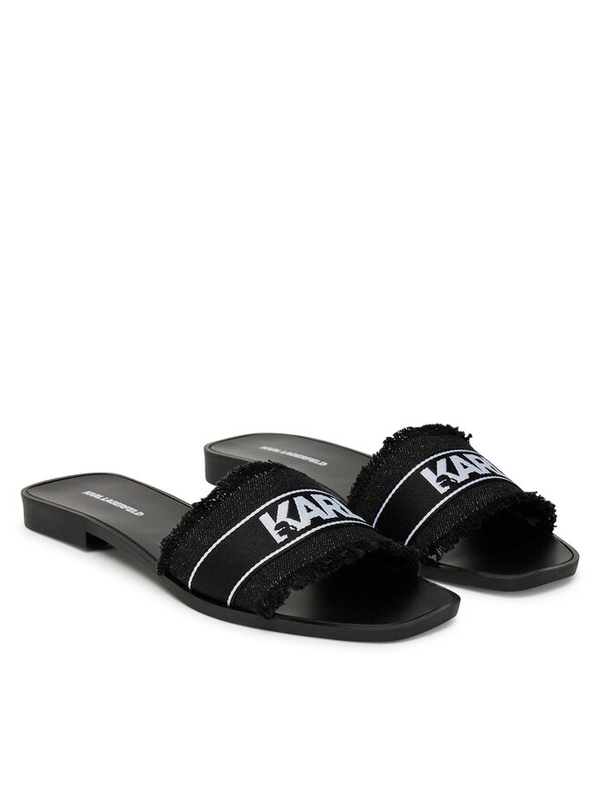 KARL LAGERFELD Şlapi KARL LAGERFELD Skoot II KL80411 Negru