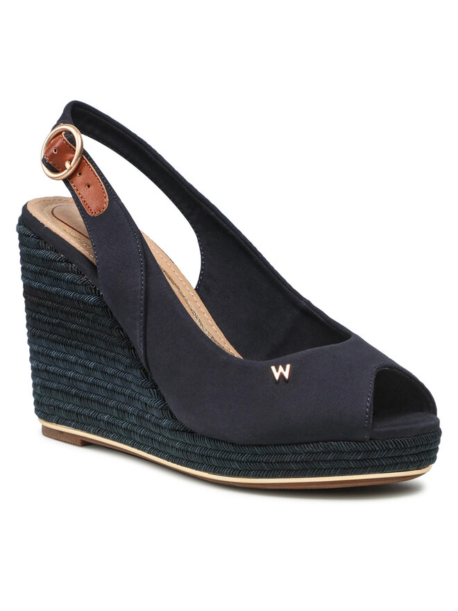 Wrangler Espadrilky Wrangler Reval WL21680A Tmavomodrá