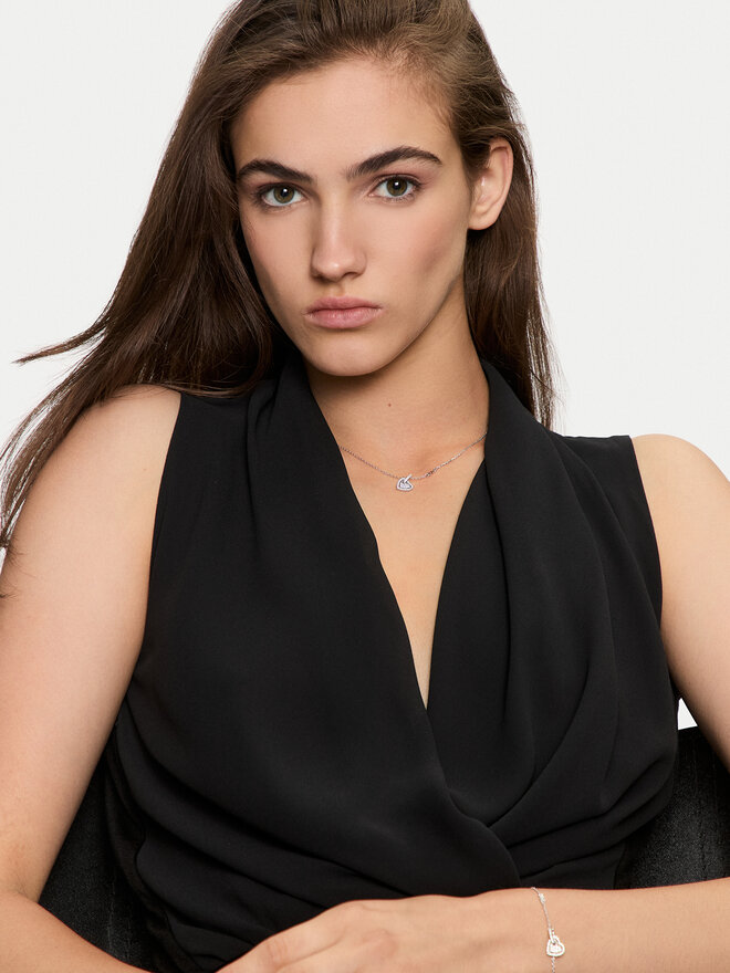 Michael Kors Naszyjnik Michael Kors MKC1747CZ040 Srebrny
