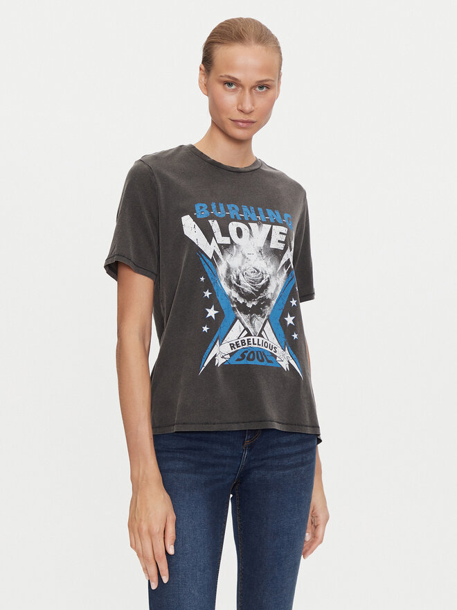 ONLY ONLY T-Shirt Lulu 15307345 Μαύρο Regular Fit