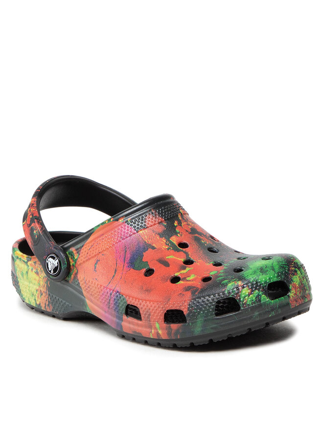 Crocs Pantoletten Crocs Classic Cyber Beach Clog 207858 Bunt
