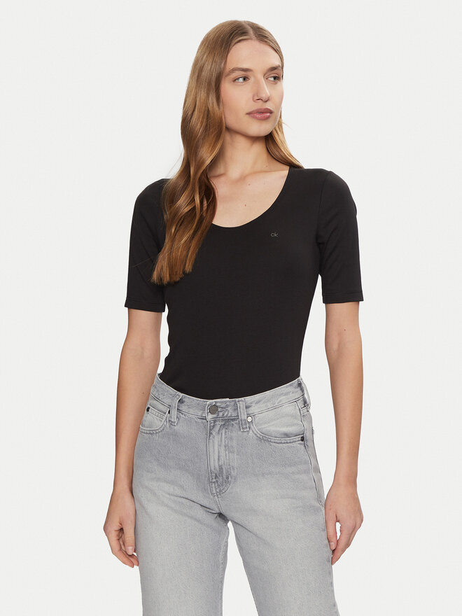 Calvin Klein Calvin Klein Camiseta K20K208050 Negro Slim Fit