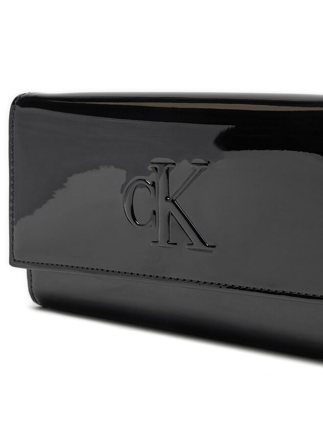 Calvin Klein Jeans Handtasche Calvin Klein Jeans Sculpted Long Fold Im K60K613061 Schwarz