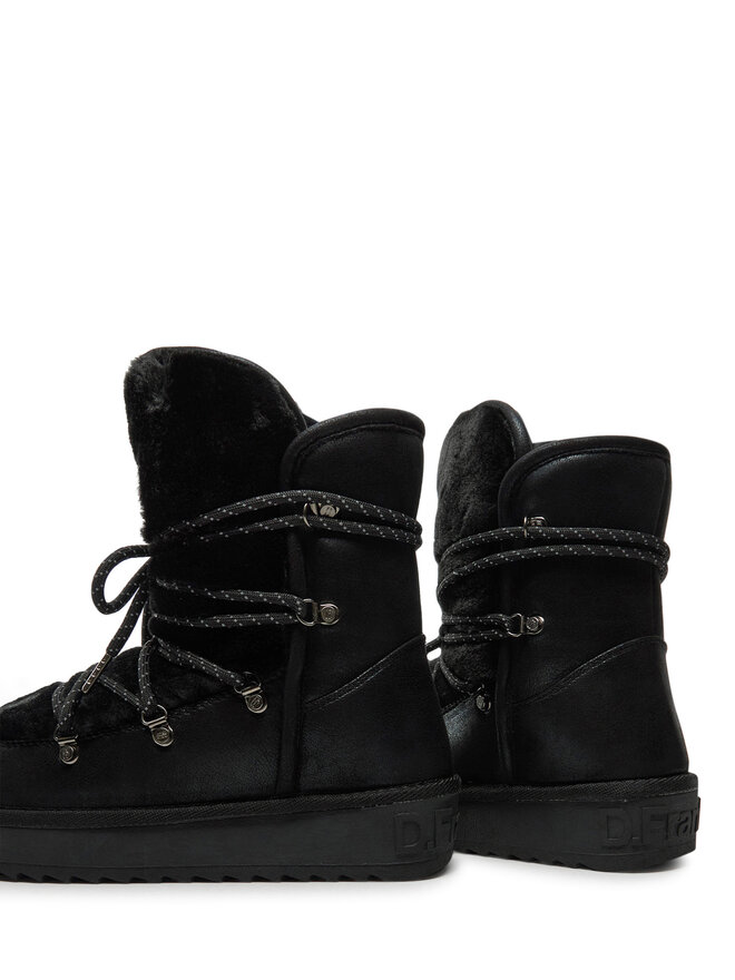 D.Franklin Stivali da neve D.Franklin Nordic Trk Fur DFSH370005 Nero