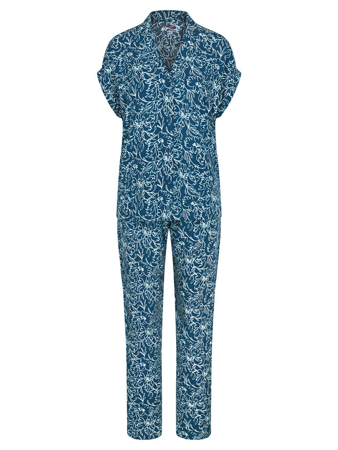 Triumph Triumph Pyjama Boyfriend 10222611 Blau Relaxed Fit