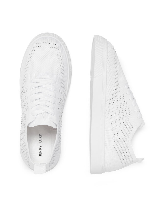 Jenny Fairy Sneakers aus Stoff Jenny Fairy WFA0610-1 Weiß