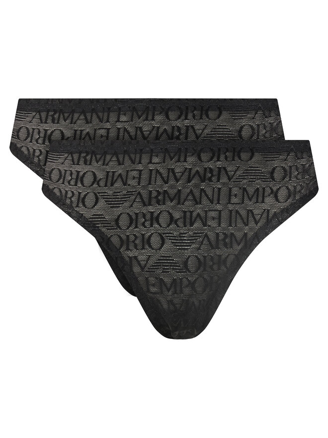 Emporio Armani Underwear Emporio Armani Underwear Набір з 2 пар бразилійських трусів EW000403 AF10880 MC005 Чорний
