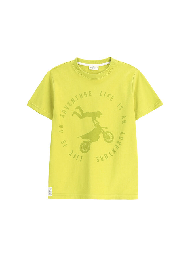 Coccodrillo Coccodrillo Camiseta WC5143208VBB Amarillo Regular Fit
