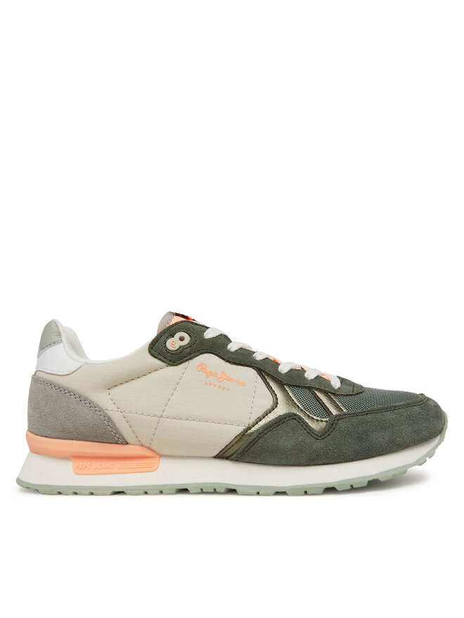 Pepe Jeans Sneakersy Pepe Jeans Brit Camp W PLS40038 Zielony