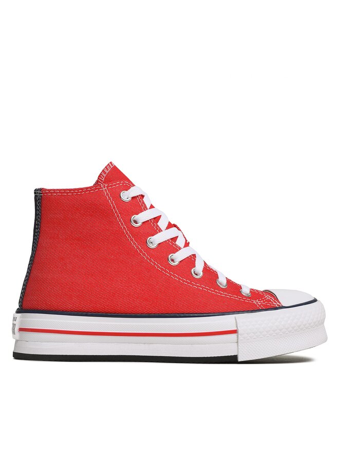 Sneakers aus Stoff Converse Chuck Taylor All Star EVA Lift A06019C Rot eschuhe