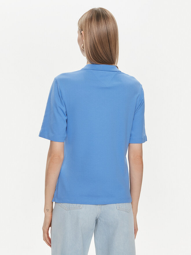 Tommy Hilfiger Tommy Hilfiger Poloshirt 1985 WW0WW37820 Blau Regular Fit