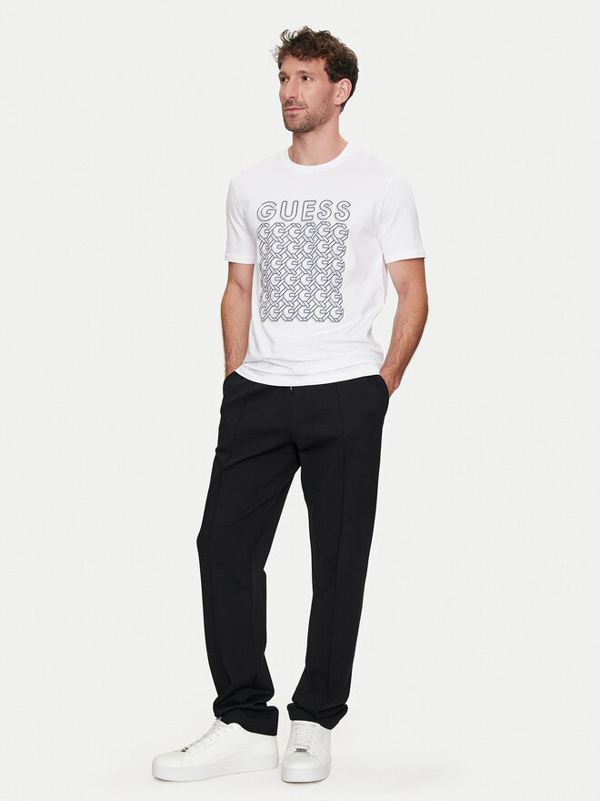 Guess Guess Camiseta M4YI29 J1314 Blanco Slim Fit