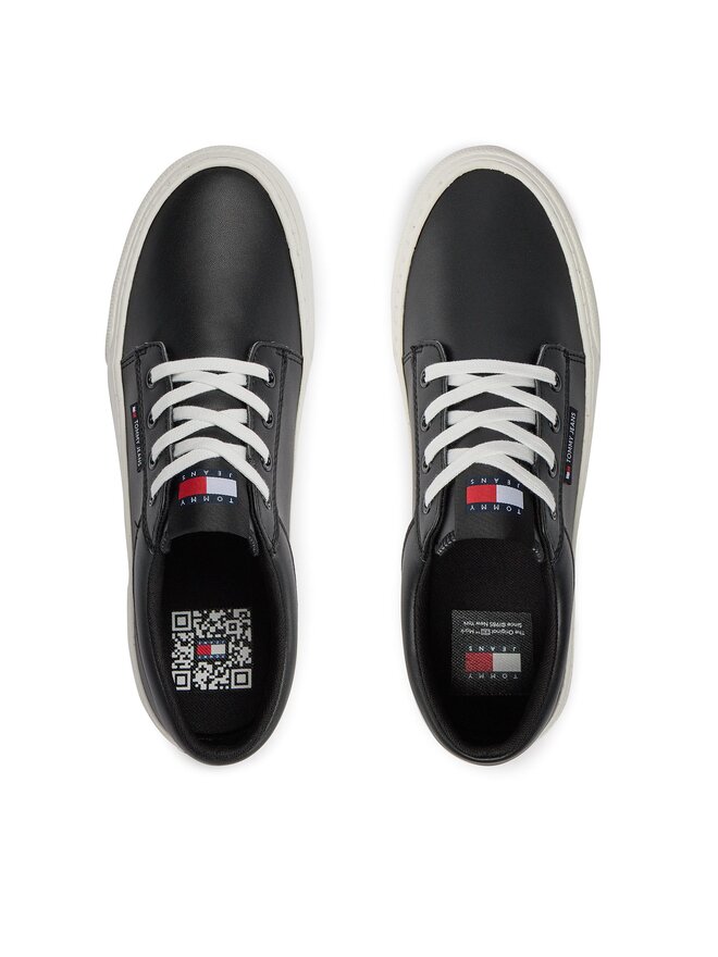 Tommy Jeans Tenisice Tommy Jeans Tjm Vulc. Skate Derby Ess EM0EM01400 Crna