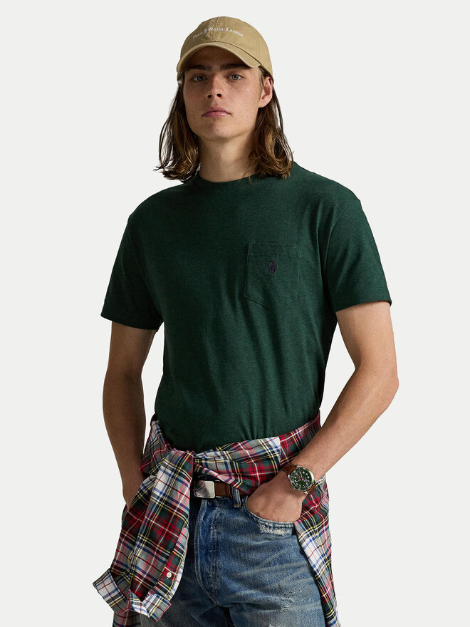 Polo Ralph Lauren Polo Ralph Lauren Camiseta 710671438460 Verde Custom Slim Fit