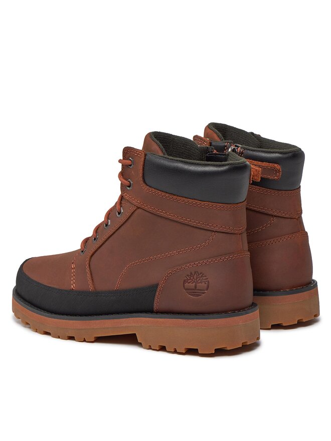 Timberland Schnürstiefeletten Timberland Courma Kid Boot W/ Rand TB0A62WNF131 Braun