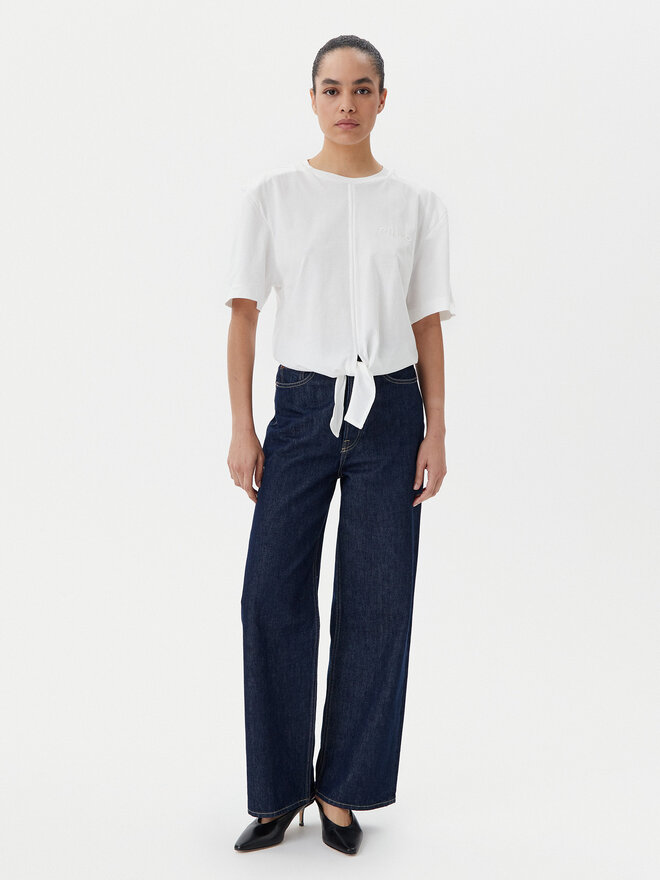 PINKO PINKO T-Shirt Tuca 105015 A2ID Λευκό Regular Fit