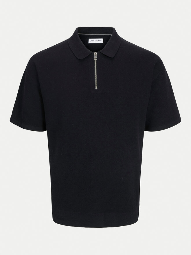 Jack&Jones Jack&Jones Poloshirt Troy 12269617 Schwarz Relaxed Fit