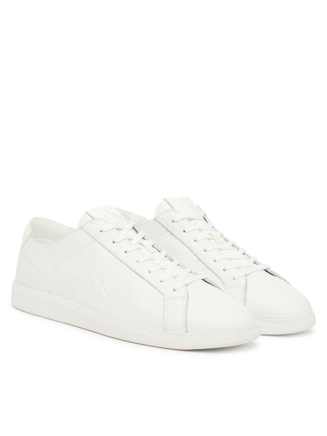 Calvin Klein Jeans Снікерcи Calvin Klein Jeans Low Profile Cupsole Tmb Lth YM0YM01331 Білий