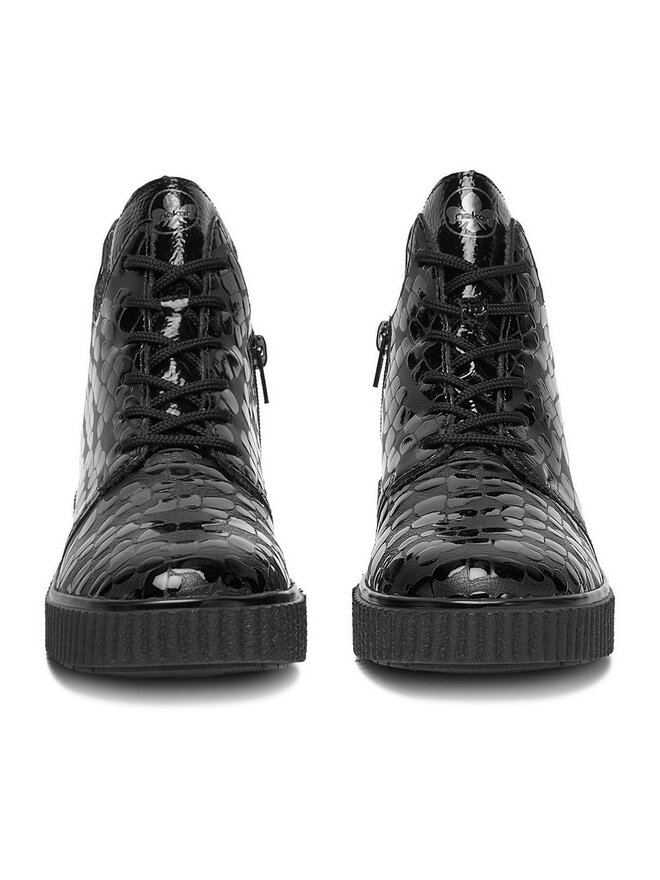 Rieker Schnürschuhe Rieker Y4301-00 Schwarz