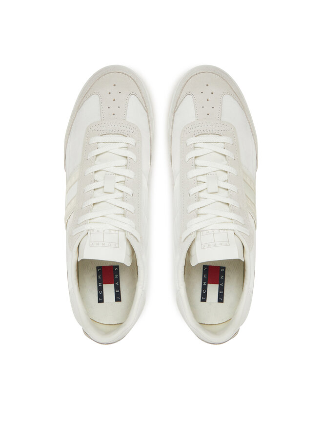Tommy Jeans Snīkeri Tommy Jeans Tjm Retro Runner Cleated EM0EM01527 Balts