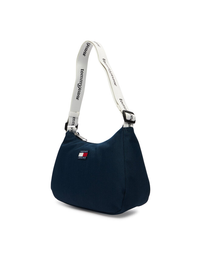 Tommy Jeans Handtasche Tommy Jeans Tjw Ess Daily Shoulder Bag AW0AW18463 Dunkelblau