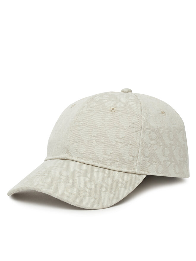 Calvin Klein Шапка с козирка Calvin Klein Aop 6 Panel Baseball Cap LV04K5058G Бежов