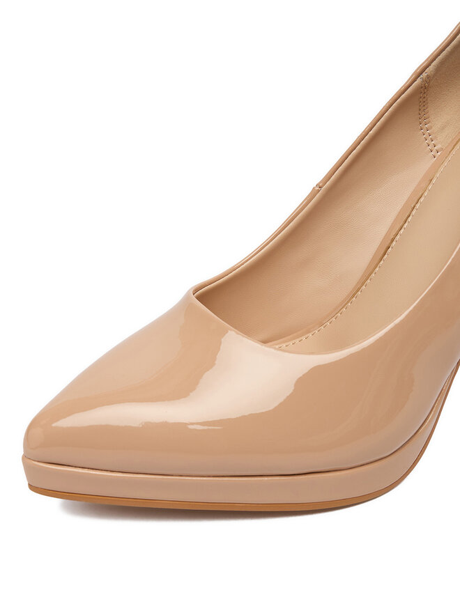 DeeZee High Heels DeeZee CEO-CD240154-1 Beige
