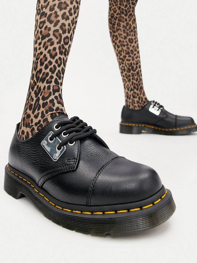 Dr. Martens Glany Dr. Martens 1461 Metal Plate 31684001 Czarny