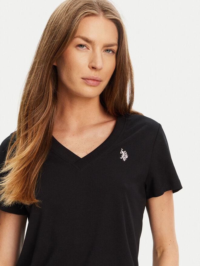U.S. Polo Assn. U.S. Polo Assn. T-Shirt WUP0635 Μαύρο Classic Fit