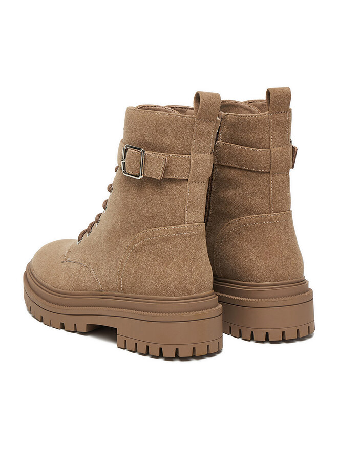 DeeZee Botines planos DeeZee 60120-11 Beis