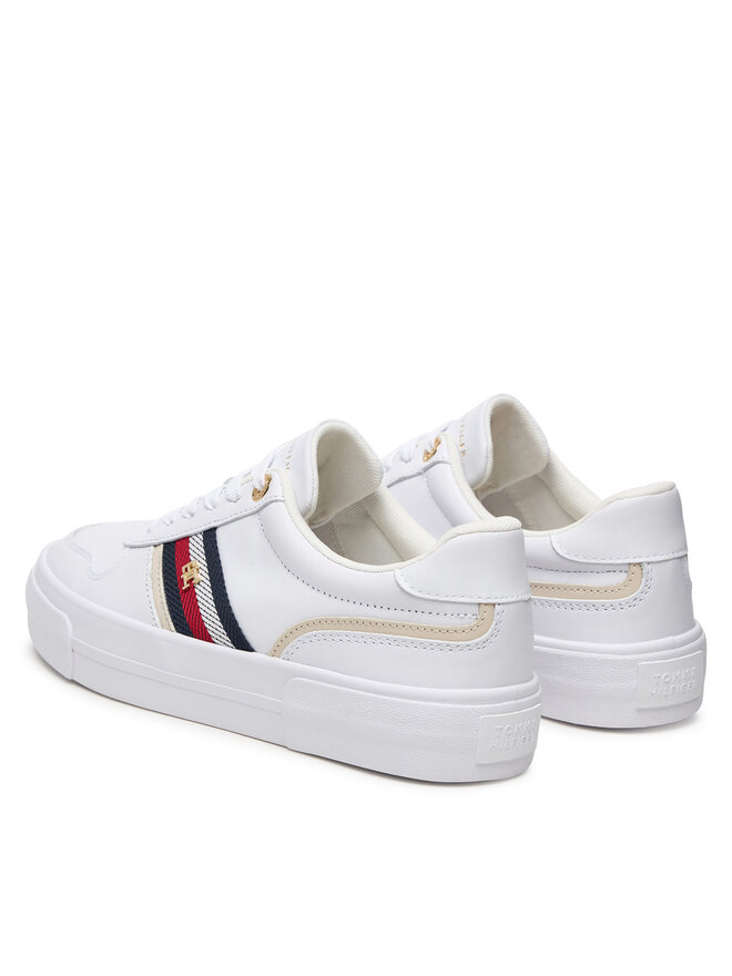 Tommy Hilfiger Sneakers Tommy Hilfiger Th Platform Vulc Leather FW0FW09603 Weiß